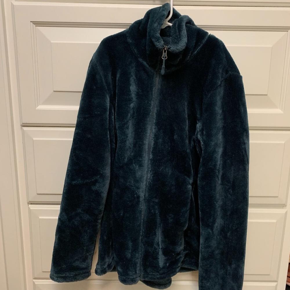 Costco fleece jacket warm and fluffy